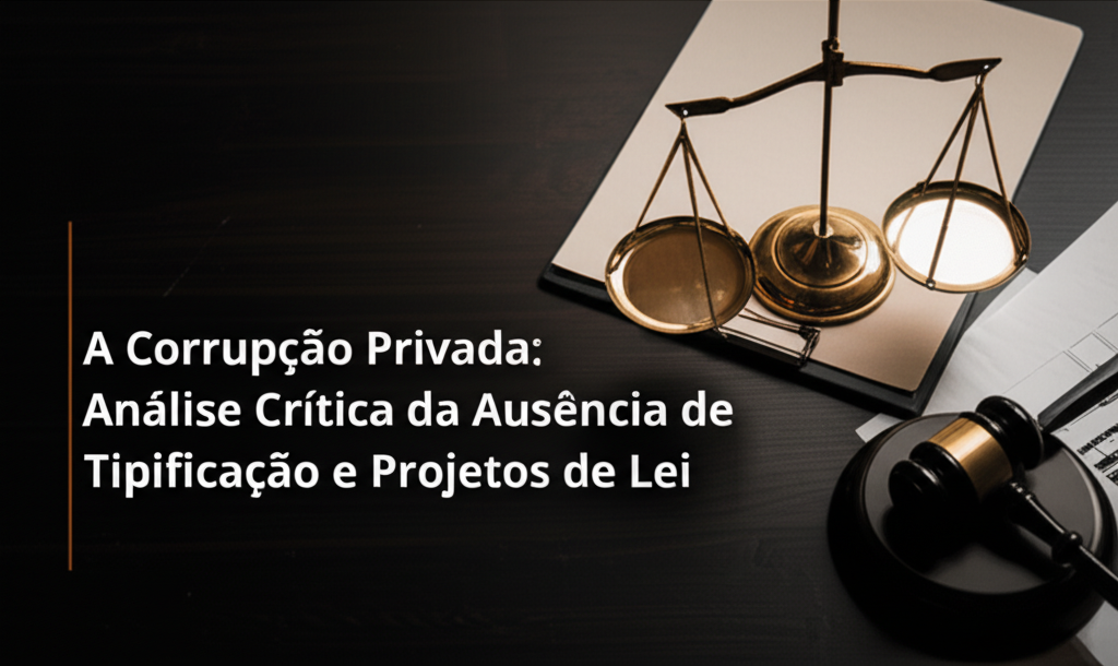 A Corrupção Privada: Análise Crítica da Ausência de Tipificação e Projetos de Lei