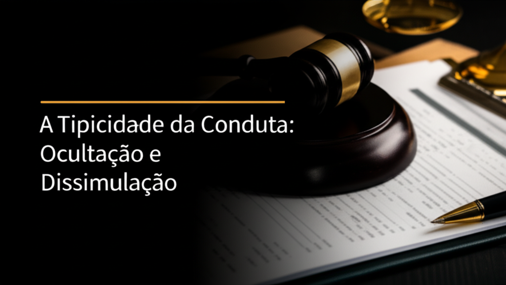 A Tipicidade da Conduta: Ocultação e Dissimulação