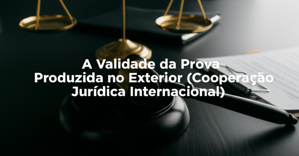 A Validade da Prova Produzida no Exterior (Cooperação Jurídica Internacional)