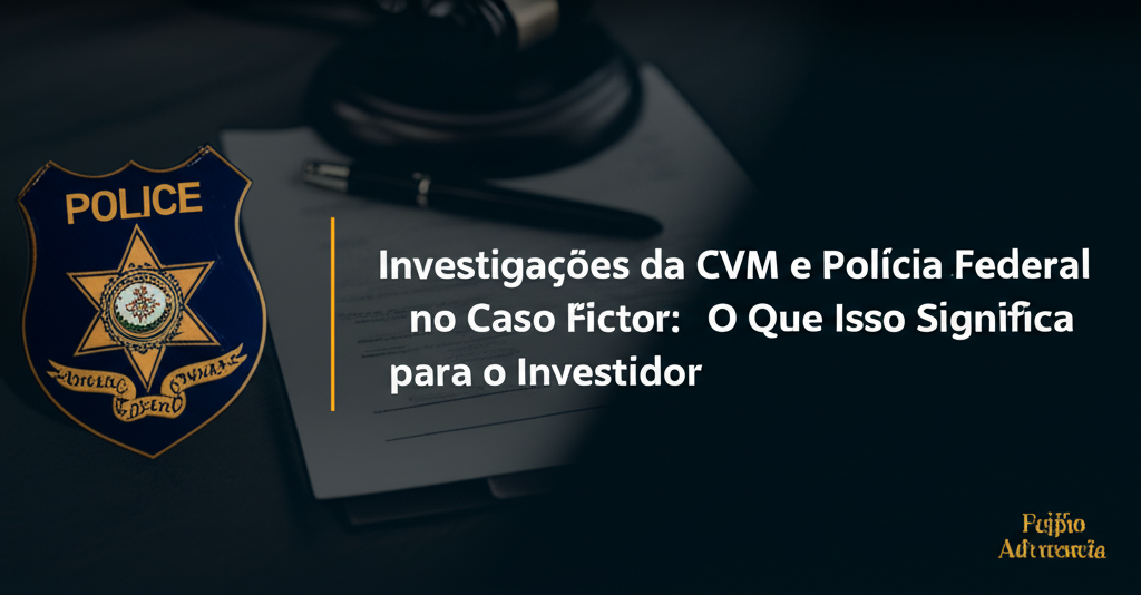 Investigações da CVM e Polícia Federal no Caso Fictor: O Que Isso Significa para o Investidor